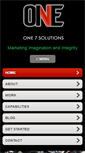 Mobile Screenshot of one7solutions.com